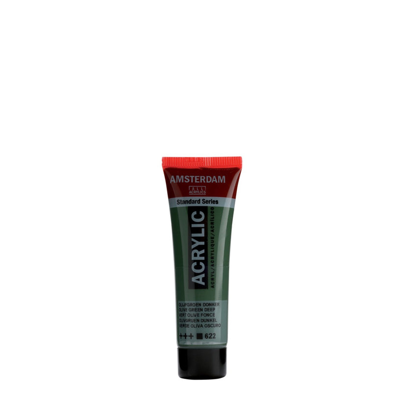 Amsterdam acrylverf - 20 ml - olijfgroen donker 622