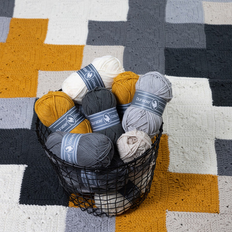 pakket Durable criss-cross - deken grijs