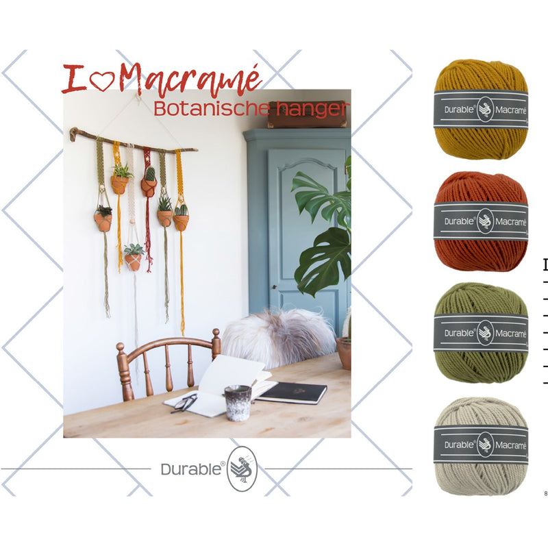 macramé pakket - botanische wandhanger