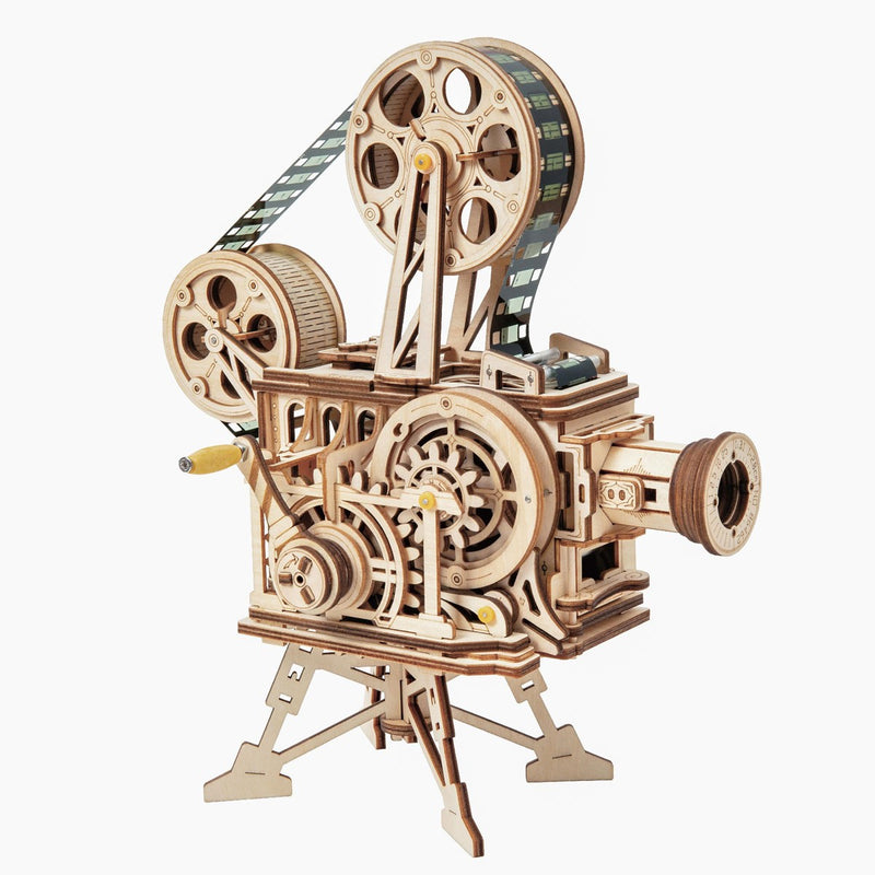 Robotime houten 3D puzzel - Vitascope Movieprojector