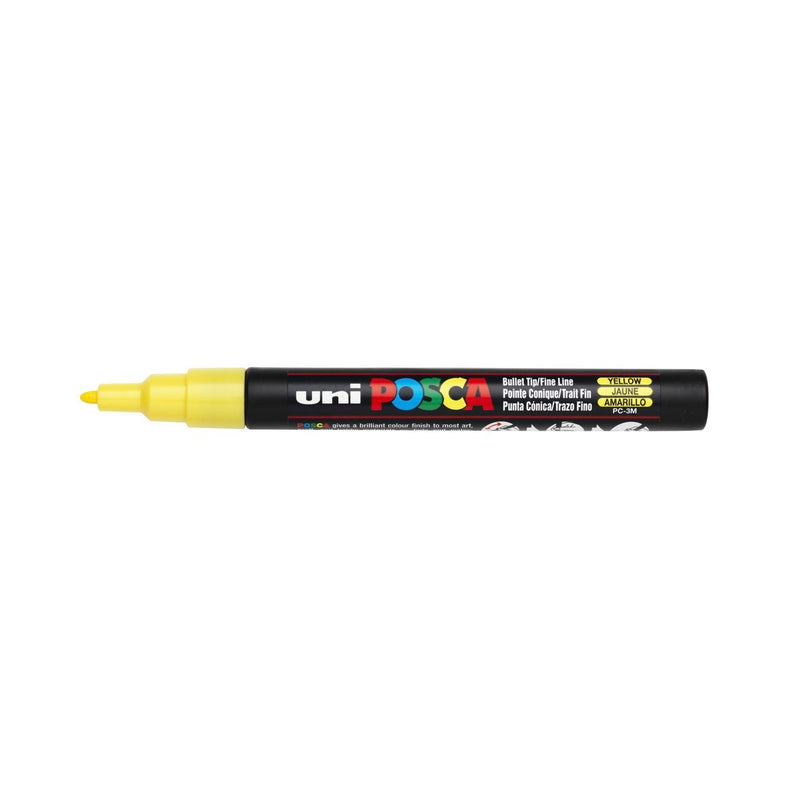 POSCA acrylmarker - fijn PC-3M - 0,9-1,3 mm - geel