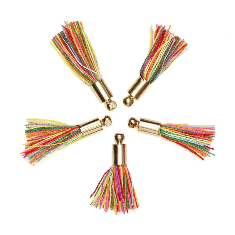 5-pack sieraden kwastjes - multi