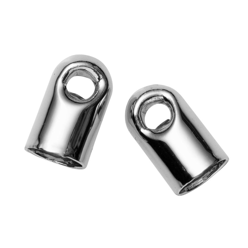 Eindkapje - 925 verzilverd - 3 mm - 2 stuks