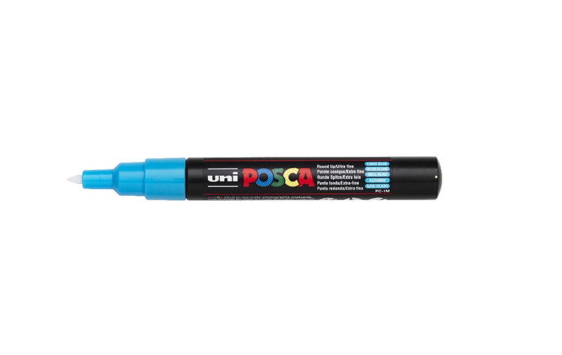 POSCA acrylmarker - extra fijn PC-1MC - 0,7-1 mm - lichtblauw