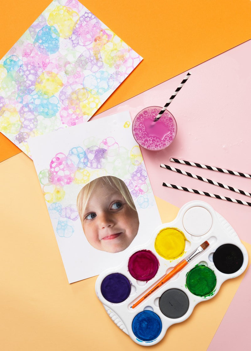 Tempera waterverf palet - 8 kleurtjes