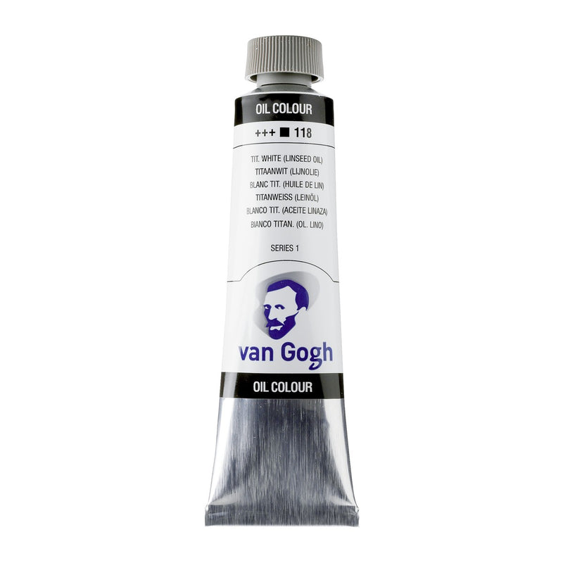 van Gogh olieverf - 40 ml - titaanwit (lijnolie) 118