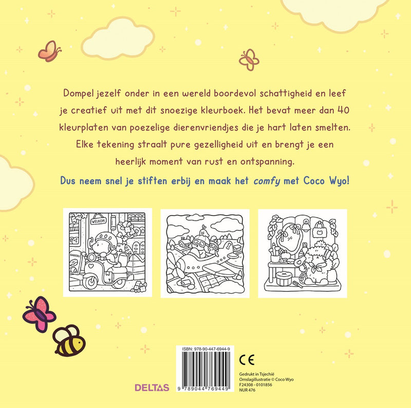 Kleurboek - Cozy Cuties Cute & Comfy Kleurboek