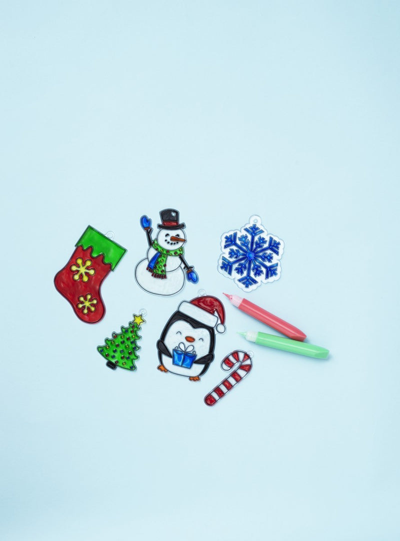 Panduro Junior DIY kit - Xmas Suncatchers