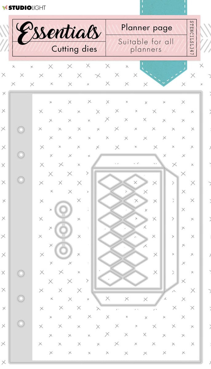 cutting die rectangle planner - nr. 347