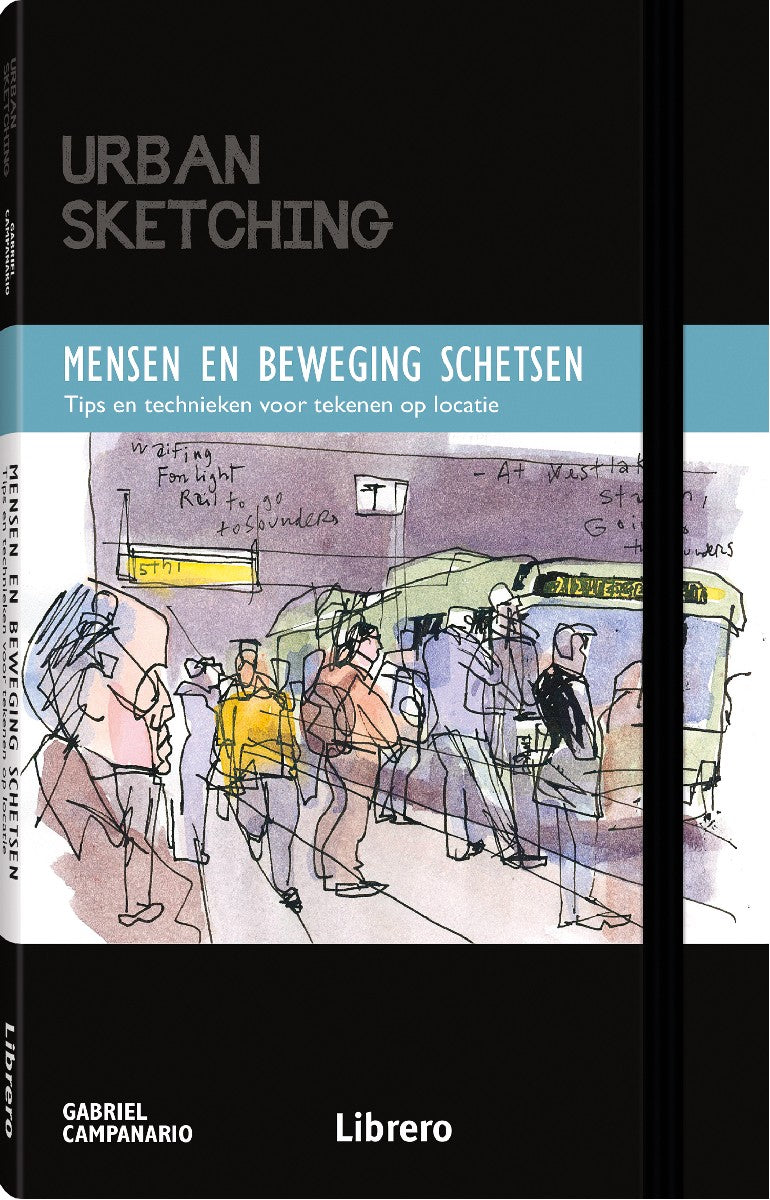 Boek mensen en bewegingen schetsen