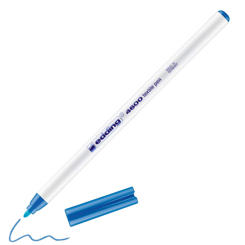 edding 4600 textile pen - 1 mm - lichtblauw