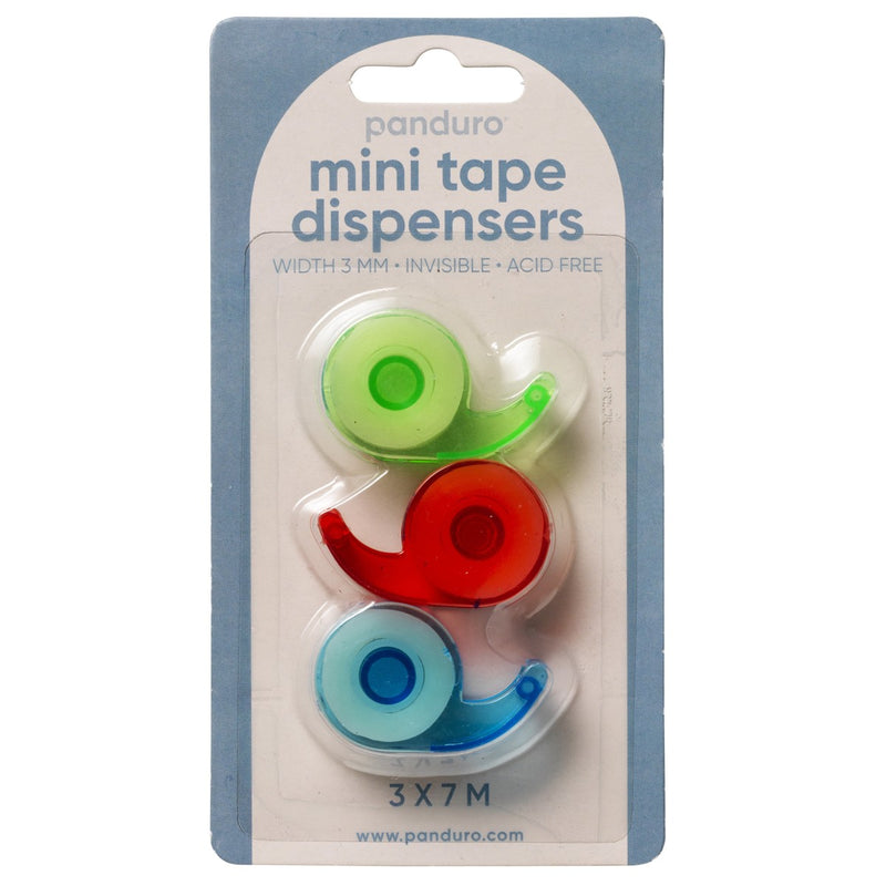 mini plakband apparaatjes 12 mm x 7 meter - 3 stuks