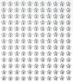 Strass stickers - bloemen - kristal