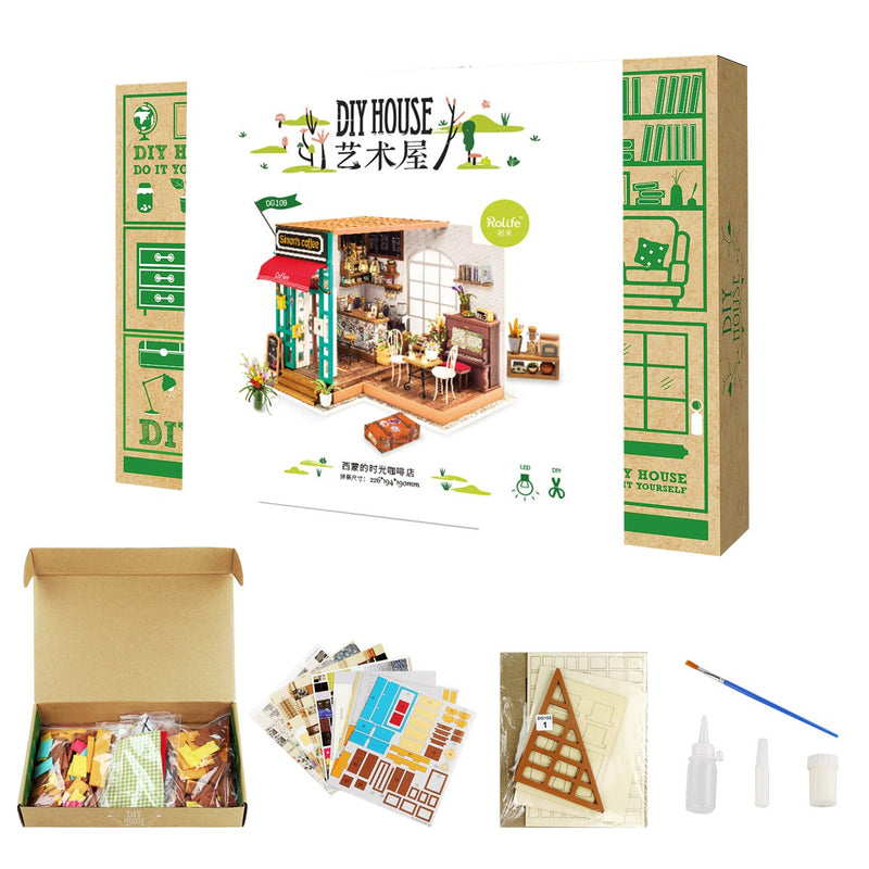 Robotime miniatuur DIY kit - Simon's Coffee