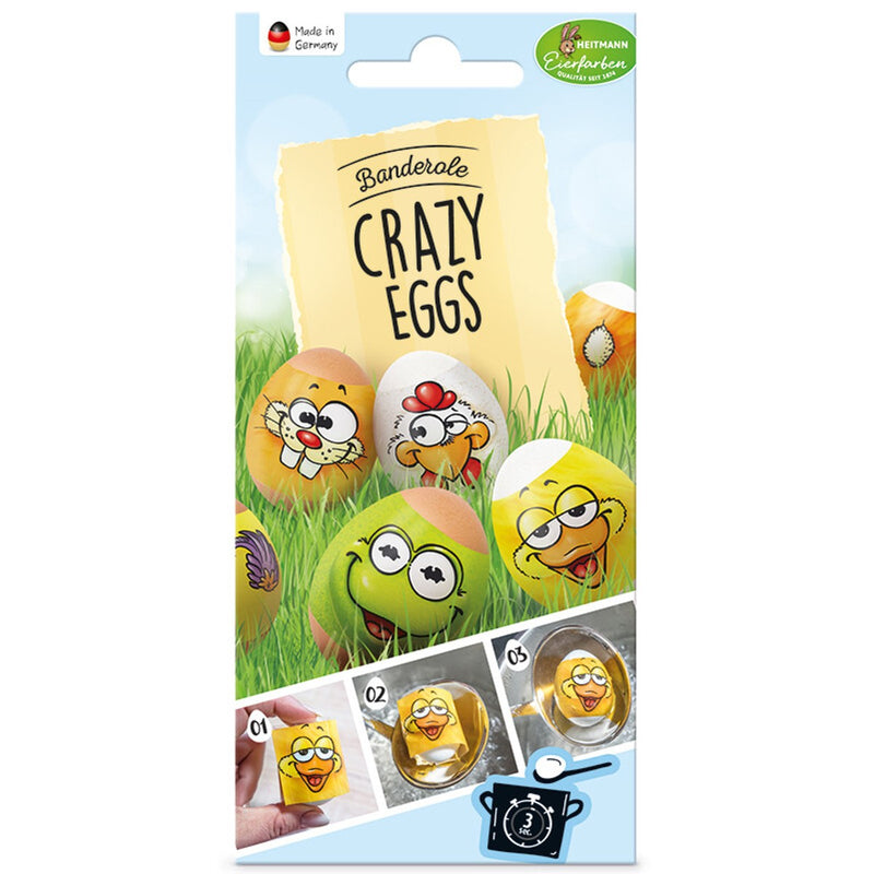 Paasei wikkels - 12 stuks - Crazy Eggs