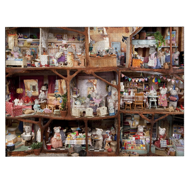 Het Muizenhuis - puzzel - Bij de buren