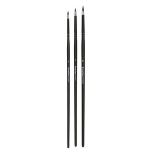 Kreatima Studio set penselen - rond - 3 stuks