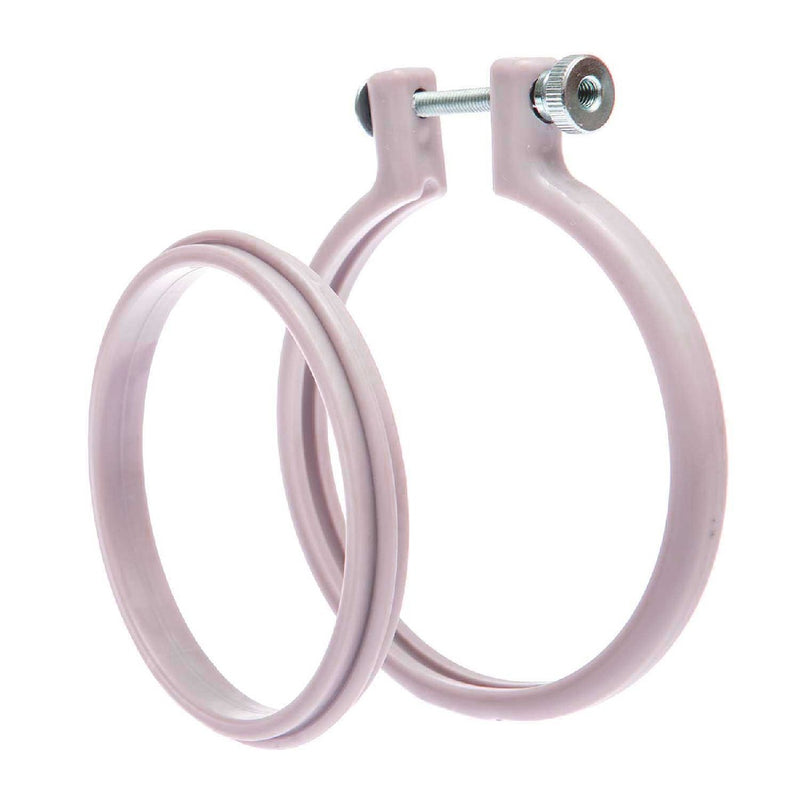 Borduurring kunststof - 7,6 cm - lavendel