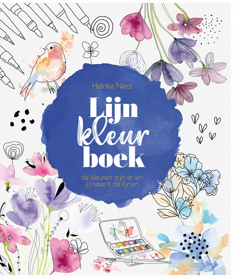 Tekenboek - Lijnkleurboek