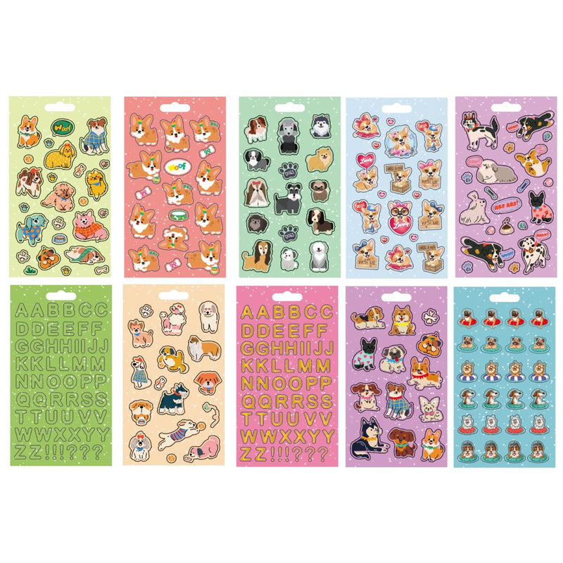 Stickerblok - 20 vellen - honden