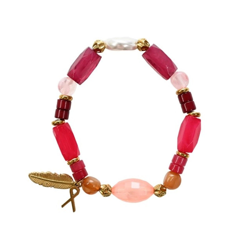 Pink Ribbon Armband - 2025