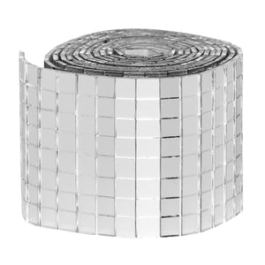 Spiegelmozaïek - 5x5 mm - zilverkleurig
