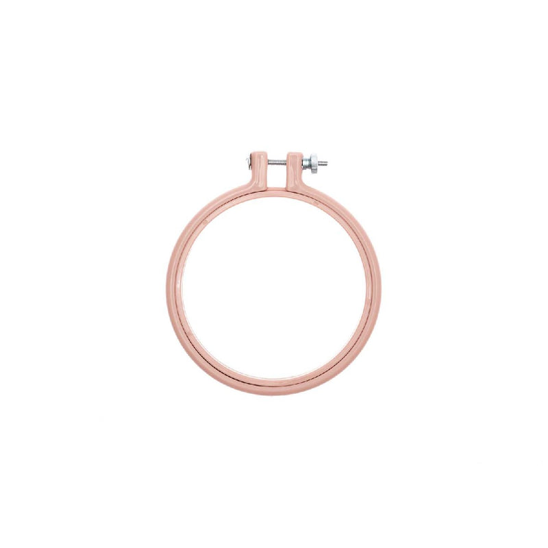 Borduurring kunststof - 10,1 cm - roze