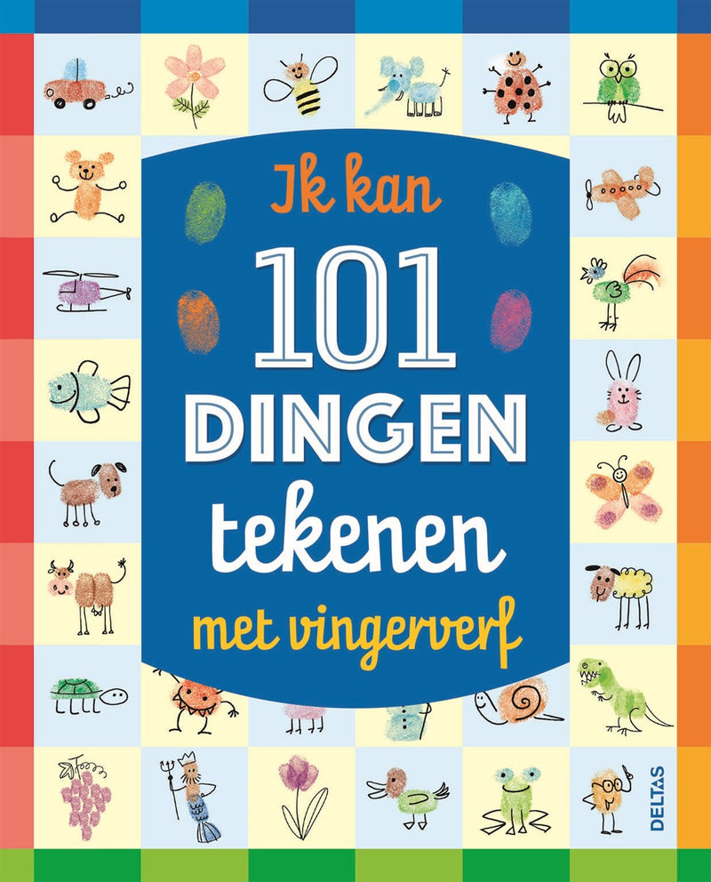 Boek - Ik kan 101 dingen tekenen met vingerverf