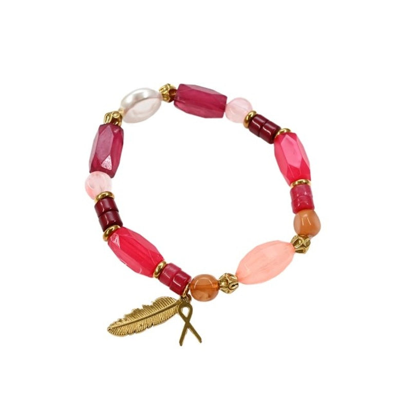Pink Ribbon Armband - 2025