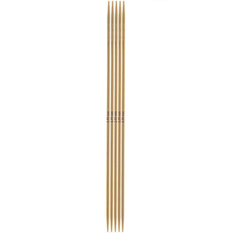 Rico sokkennaalden bamboo 15 cm- 2,5 mm