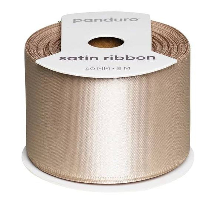Satijnlint - 40 mm - beige