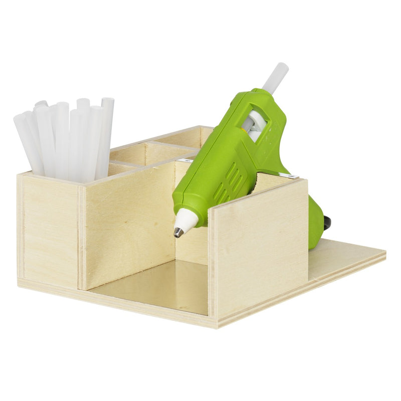 Lijmpistool - mini - lage temperatuur - met houder en lijmsticks