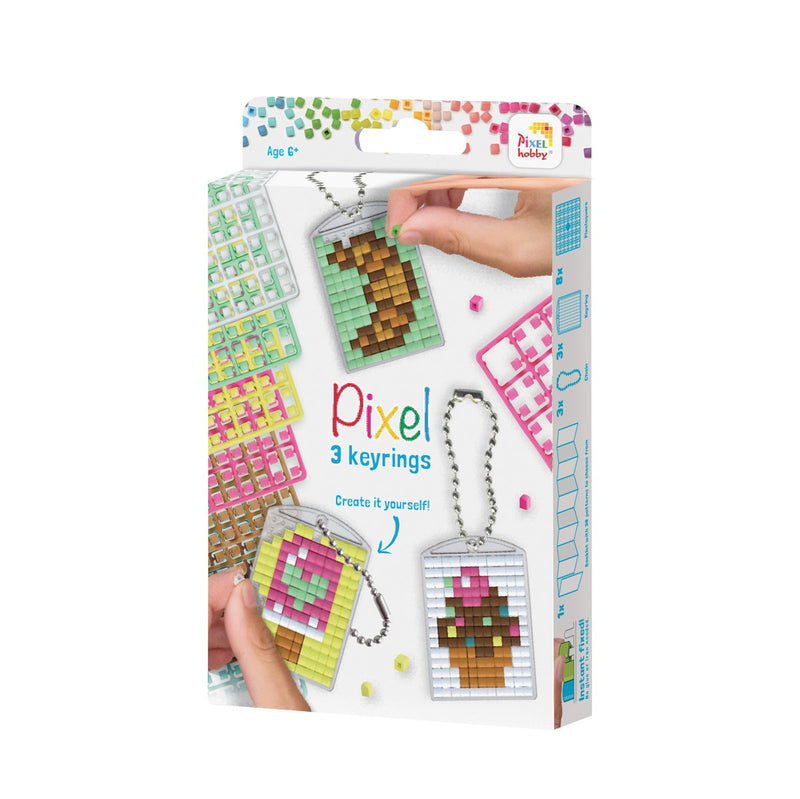 Pixelhobby medaillon set - zoetigheden