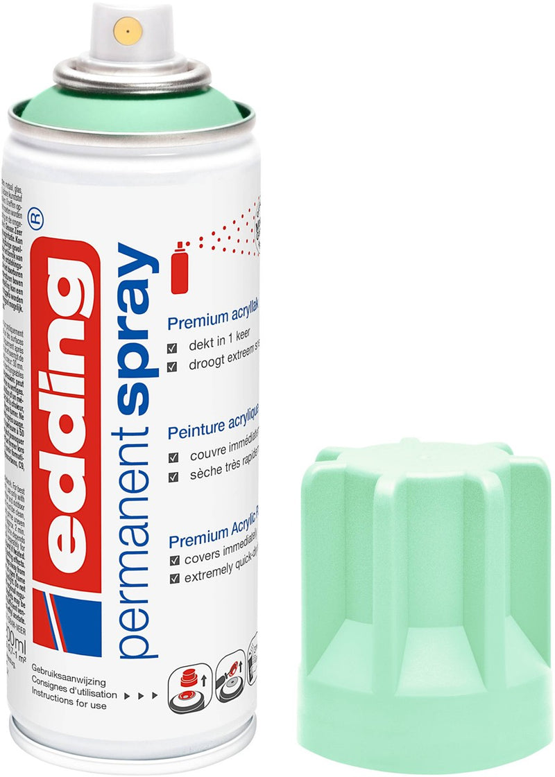edding 5200 permanent spray - 200 ml - mat - neo mint