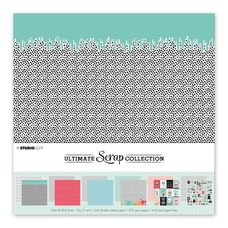 SL Ultimate Scrap Collection - scrappapier blok - 12 stuks