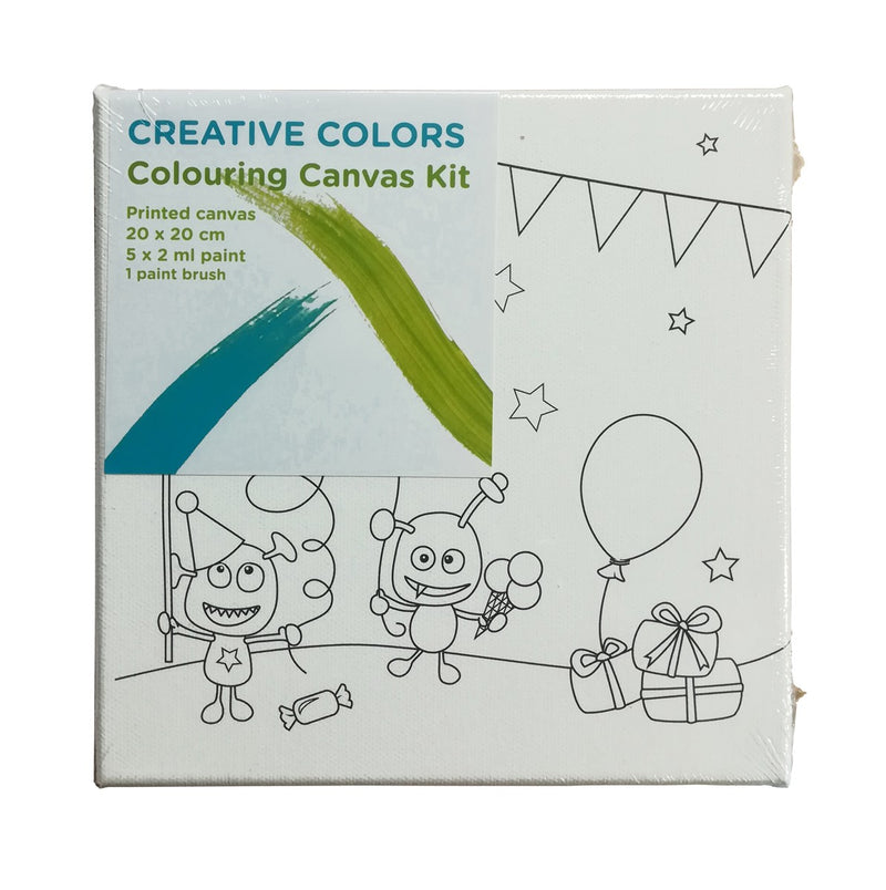 DIY kit canvas met print