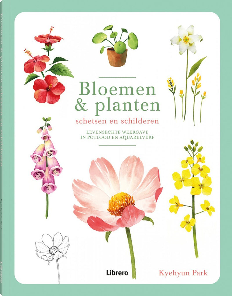 Boek - Bloemen & planten schetsen en schilderen