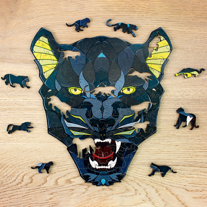 Eco Wood Art legpuzzel - cadeauverpakking - panter