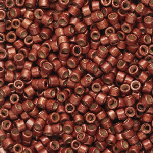 TOHO Treasure kralen - 11/0 - #PF564F metaalbruin-rood mat