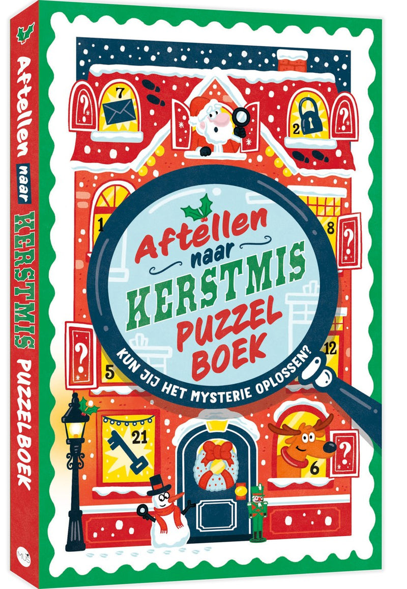 Puzzelboek - aftellen naar Kerstmis