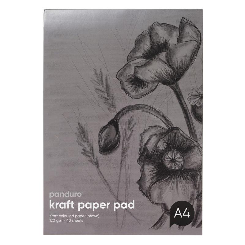 Panduro blok tekenpapier - 40 kraft vellen - A4