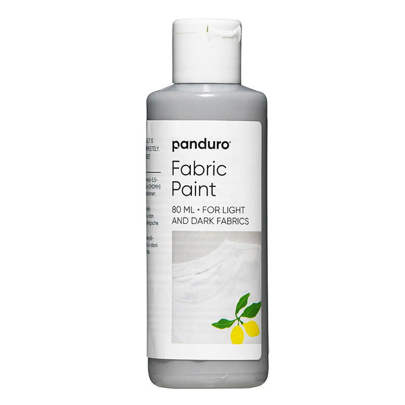 Panduro Fabric Paint - 80 ml - grijs