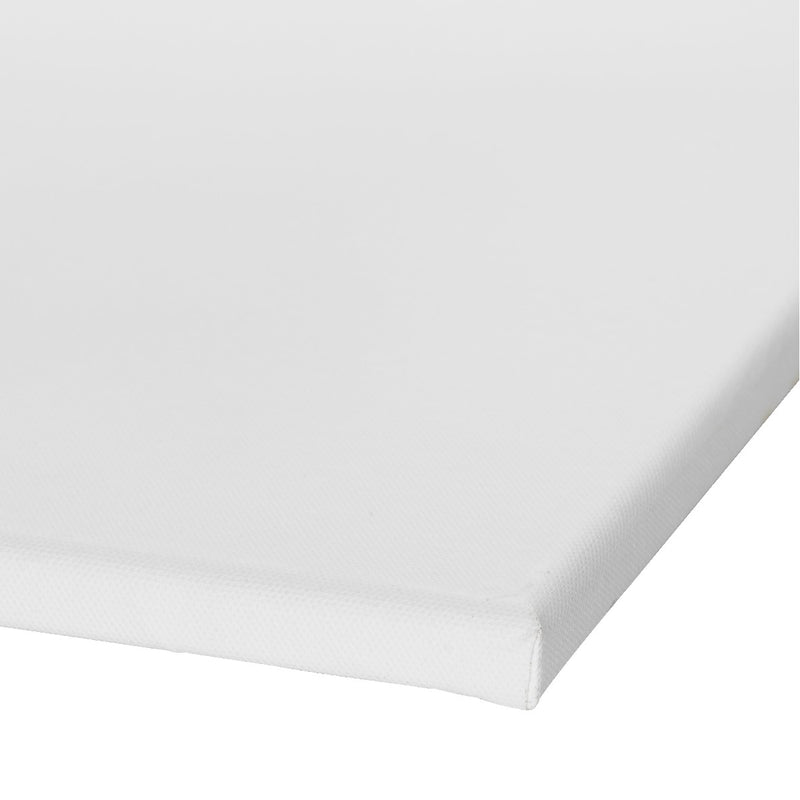 Gespannen canvasdoek - wit - 33x41cm