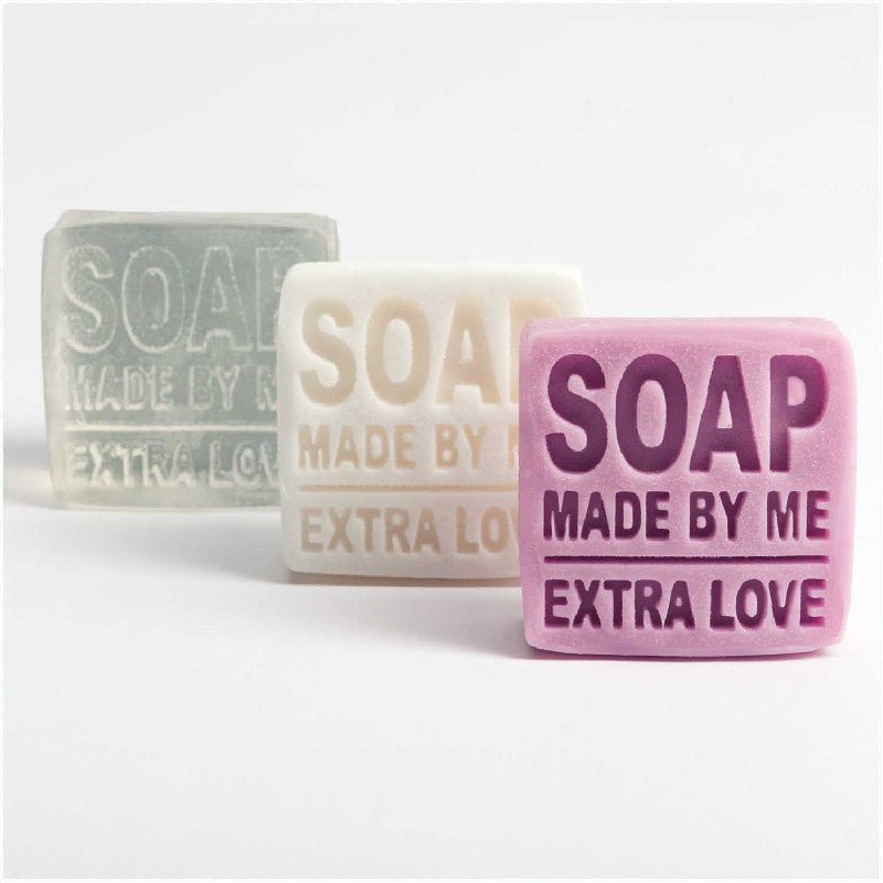 zeep stempel 49x49 mm - vierkant
