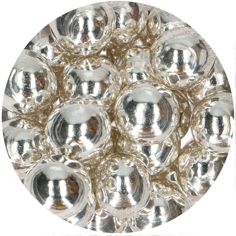 FunCakes Choco Crispy Balls - metallic zilver