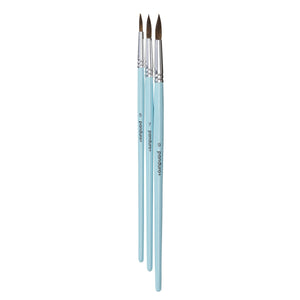 Aquarelpenselen set - 3 stuks - medium