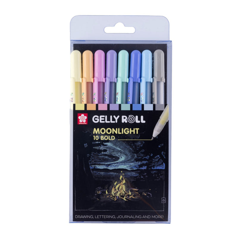 Sakura Gelly Roll set - Moonlight 10 pastel - 8 stuks