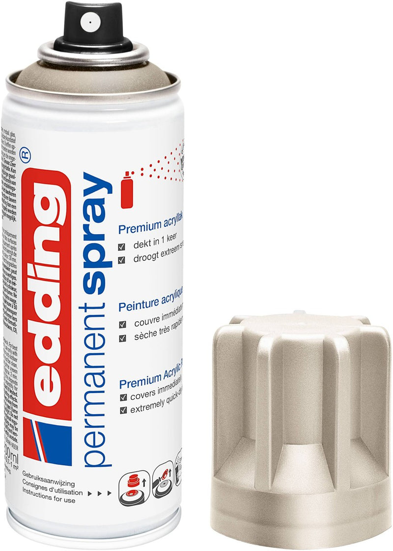 edding 5200 permanent spray - 200 ml - mat - champagne goud