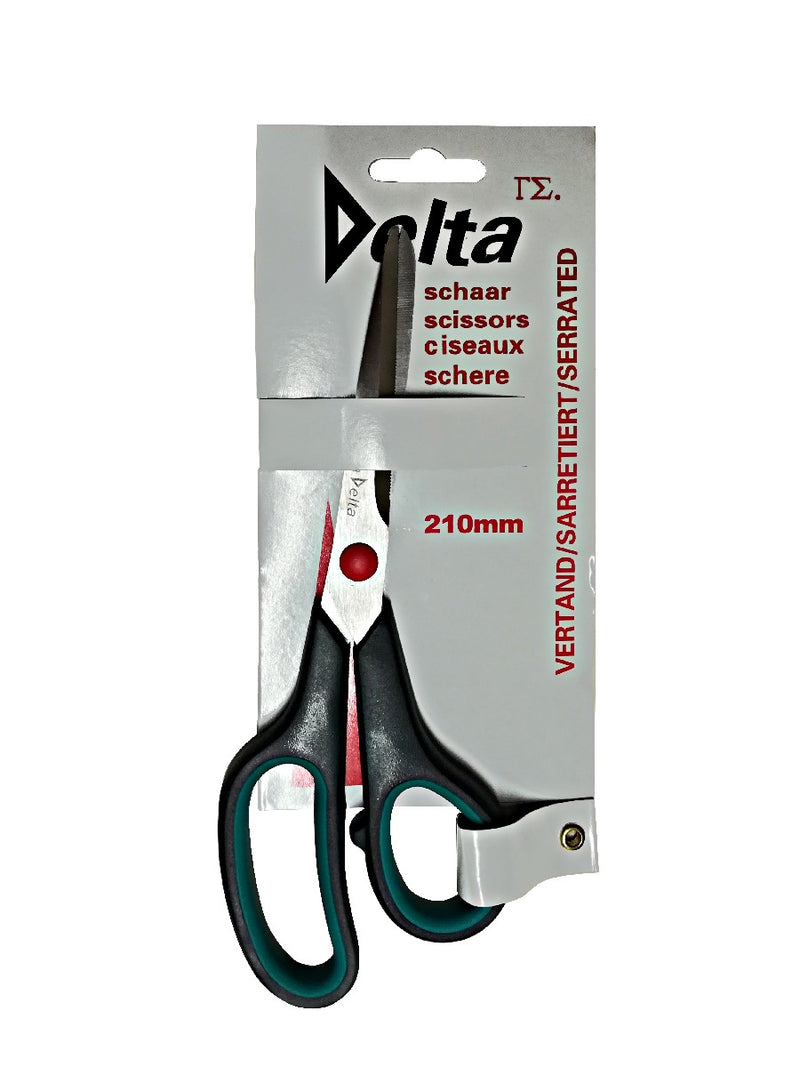 Delta hobbyschaar - soft comfort grip - 21 cm