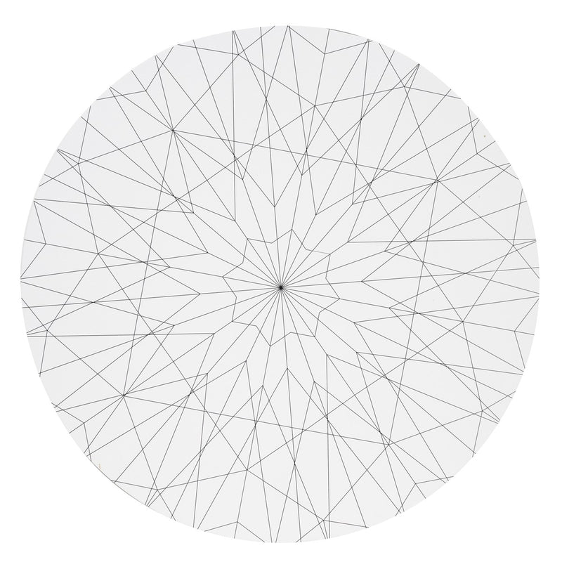 Voorbedrukt canvasboard rond - 51 cm - diamant